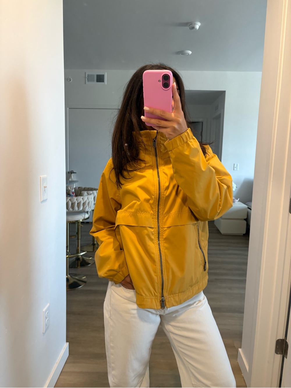 Aritzia Babaton Rhiannon Anorak in Medium Rain Jacket Funnel neck